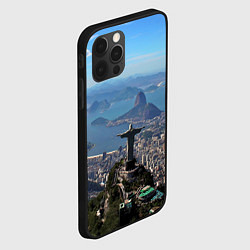 Чехол для iPhone 12 Pro Max Рио-де-Жанейро, цвет: 3D-черный — фото 2