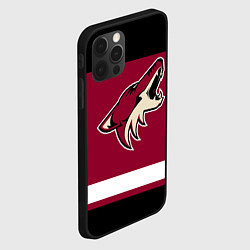 Чехол для iPhone 12 Pro Max Arizona Coyotes, цвет: 3D-черный — фото 2