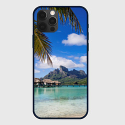 Чехол для iPhone 12 Pro Max Бора-Бора, цвет: 3D-черный