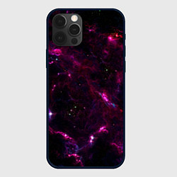Чехол для iPhone 12 Pro Космос, цвет: 3D-черный