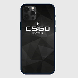 Чехол для iPhone 12 Pro CS:GO Graphite, цвет: 3D-черный