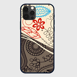 Чехол для iPhone 12 Pro Прованс, цвет: 3D-черный