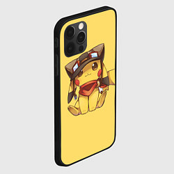 Чехол для iPhone 12 Pro Pikachu, цвет: 3D-черный — фото 2