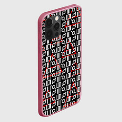 Чехол для iPhone 12 Pro 30 STM: Symbol Pattern, цвет: 3D-малиновый — фото 2