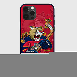 Чехол для iPhone 12 Pro Florida Panthers, цвет: 3D-черный