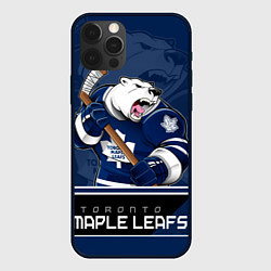 Чехол для iPhone 12 Pro Toronto Maple Leafs, цвет: 3D-черный