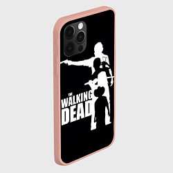 Чехол для iPhone 12 Pro Walking Dead: Family, цвет: 3D-светло-розовый — фото 2