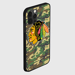 Чехол для iPhone 12 Pro Blackhawks Camouflage, цвет: 3D-черный — фото 2