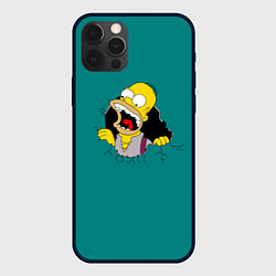 Чехол для iPhone 12 Pro Alien-Homer, цвет: 3D-черный