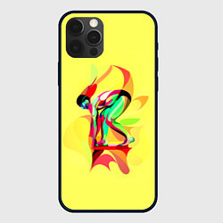 Чехол для iPhone 12 Pro Плавание, цвет: 3D-черный