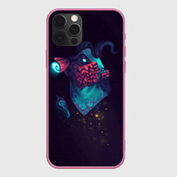 Чехол для iPhone 12 Pro Crab, цвет: 3D-малиновый