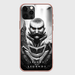 Чехол для iPhone 12 Pro Браум, цвет: 3D-светло-розовый