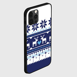Чехол для iPhone 12 Pro Скандинавские олени, цвет: 3D-черный — фото 2