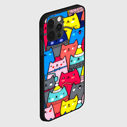 Чехол для iPhone 12 Pro Отряд котиков, цвет: 3D-черный — фото 2