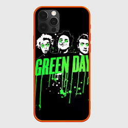 Чехол для iPhone 12 Pro Green Day: Acid eyes, цвет: 3D-красный