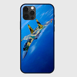 Чехол для iPhone 12 Pro Су 35, цвет: 3D-черный