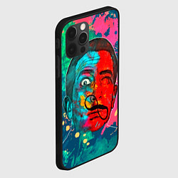 Чехол для iPhone 12 Pro Dali Art, цвет: 3D-черный — фото 2