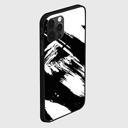 Чехол для iPhone 12 Pro Чёрно-белый, цвет: 3D-черный — фото 2