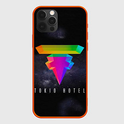 Чехол для iPhone 12 Pro Tokio Hotel: New Symbol, цвет: 3D-красный