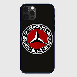 Чехол для iPhone 12 Pro Mercedes-Benz, цвет: 3D-черный