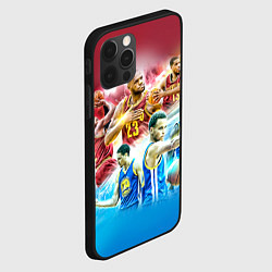 Чехол для iPhone 12 Pro Golden State Warriors, цвет: 3D-черный — фото 2