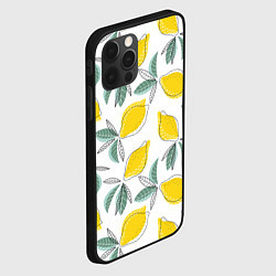 Чехол для iPhone 12 Pro Лимончики, цвет: 3D-черный — фото 2