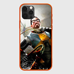 Чехол для iPhone 12 Pro Freeman, цвет: 3D-красный