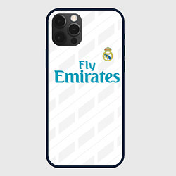 Чехол для iPhone 12 Pro Real Madrid, цвет: 3D-черный