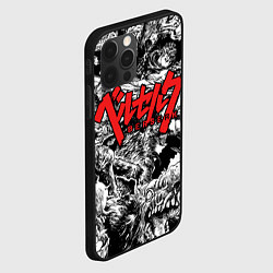 Чехол для iPhone 12 Pro Berserk, цвет: 3D-черный — фото 2