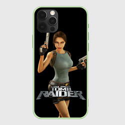 Чехол для iPhone 12 Pro TOMB RAIDER, цвет: 3D-салатовый