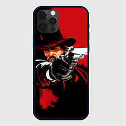 Чехол для iPhone 12 Pro Red Dead Redemption, цвет: 3D-черный