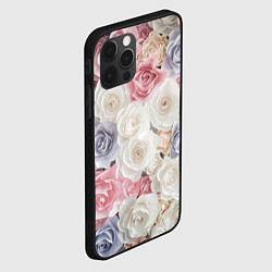 Чехол для iPhone 12 Pro Букет из роз, цвет: 3D-черный — фото 2
