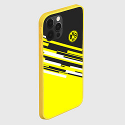 Чехол для iPhone 12 Pro Borussia FC: Sport Line 2018, цвет: 3D-желтый — фото 2