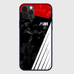 Чехол для iPhone 12 Pro BMW M: Poly Sport, цвет: 3D-черный