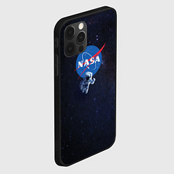 Чехол для iPhone 12 Pro NASA: Hello World, цвет: 3D-черный — фото 2