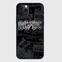 Чехол для iPhone 12 Pro AC/DC: Journalese, цвет: 3D-черный