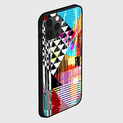 Чехол для iPhone 12 Pro RGB Geometry, цвет: 3D-черный — фото 2