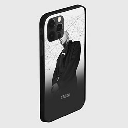 Чехол для iPhone 12 Pro Хаски: Геометрия, цвет: 3D-черный — фото 2