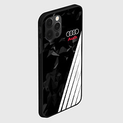 Чехол для iPhone 12 Pro Audi: Black Poly, цвет: 3D-черный — фото 2