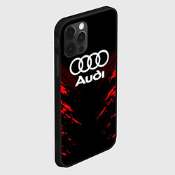 Чехол для iPhone 12 Pro Audi: Red Anger, цвет: 3D-черный — фото 2