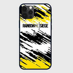 Чехол для iPhone 12 Pro Rainbow Six Siege: Yellow, цвет: 3D-черный
