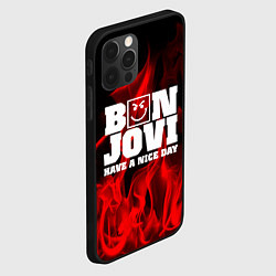 Чехол для iPhone 12 Pro Bon Jovi: Have a nice day, цвет: 3D-черный — фото 2