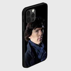 Чехол для iPhone 12 Pro Sherlock, цвет: 3D-черный — фото 2