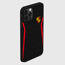 Чехол для iPhone 12 Pro Porsche: Sport Edition, цвет: 3D-черный — фото 2