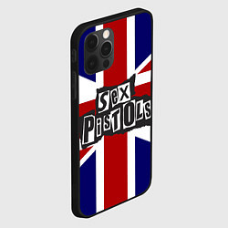Чехол для iPhone 12 Pro Sex Pistols UK, цвет: 3D-черный — фото 2