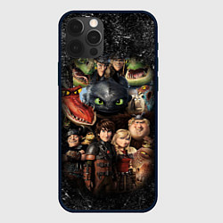 Чехол для iPhone 12 Pro How to Train Your Dragon, цвет: 3D-черный