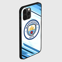 Чехол для iPhone 12 Pro Manchester city, цвет: 3D-черный — фото 2