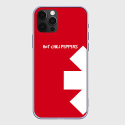 Чехол для iPhone 12 Pro RHCP: Red Style, цвет: 3D-светло-сиреневый