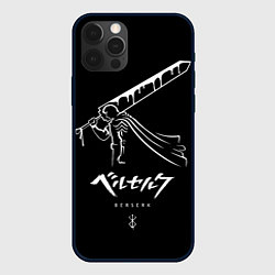 Чехол для iPhone 12 Pro Berserk Khight, цвет: 3D-черный