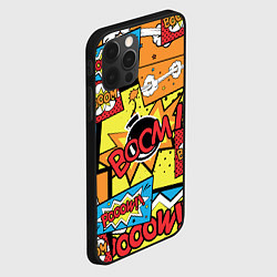 Чехол для iPhone 12 Pro Boom Pop Art, цвет: 3D-черный — фото 2